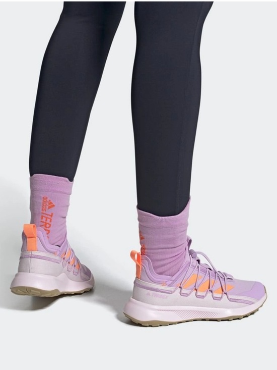 adidas Shoes - adidas Women size 7 terrex voyager 21 canvas travel tLavender and Orange Trail